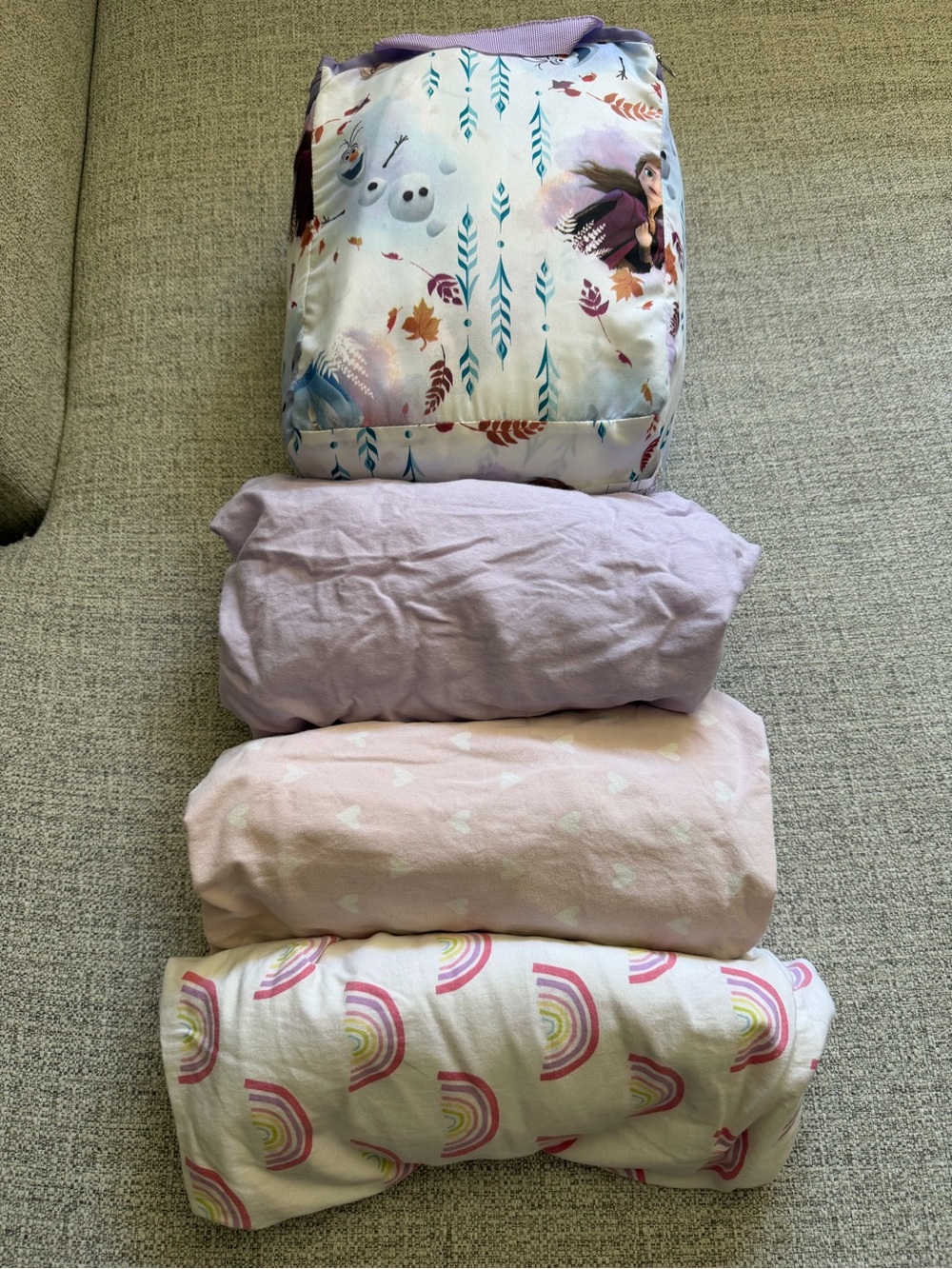 Crib/Toddler Bedding Disney Frozen Set & 3 Fitted Sheets